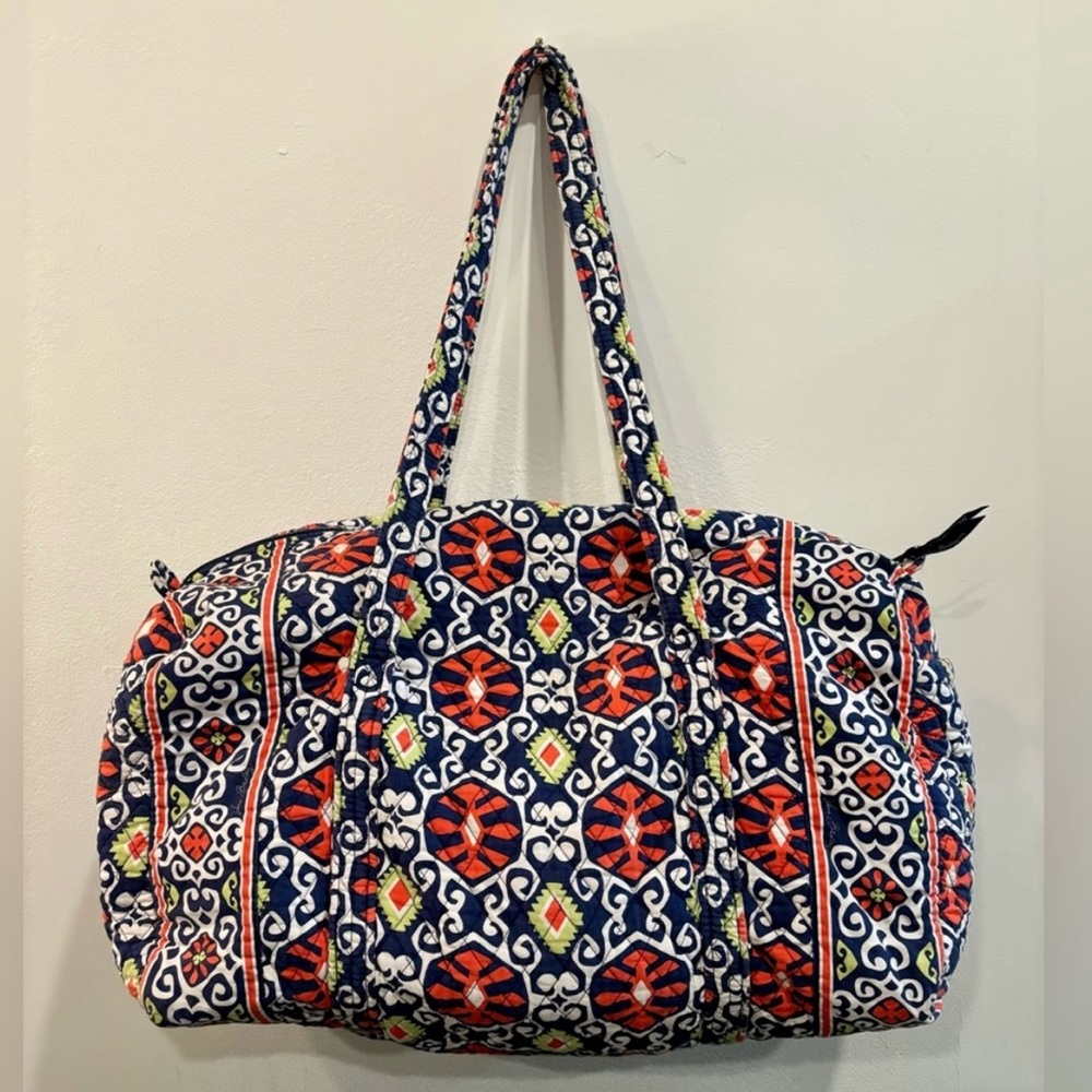 Vera Bradley Duffle Bag and Large Cosmetic Bag